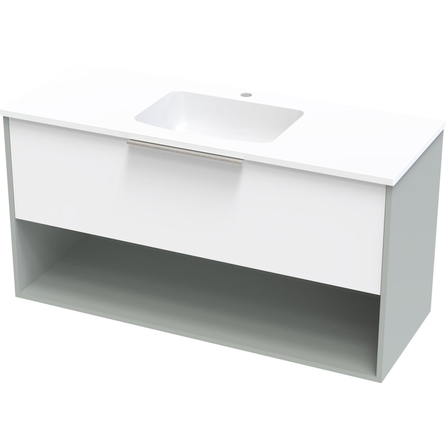 Nikau Grove 1200 Drawer Open Ultra Gloss White/Colour
