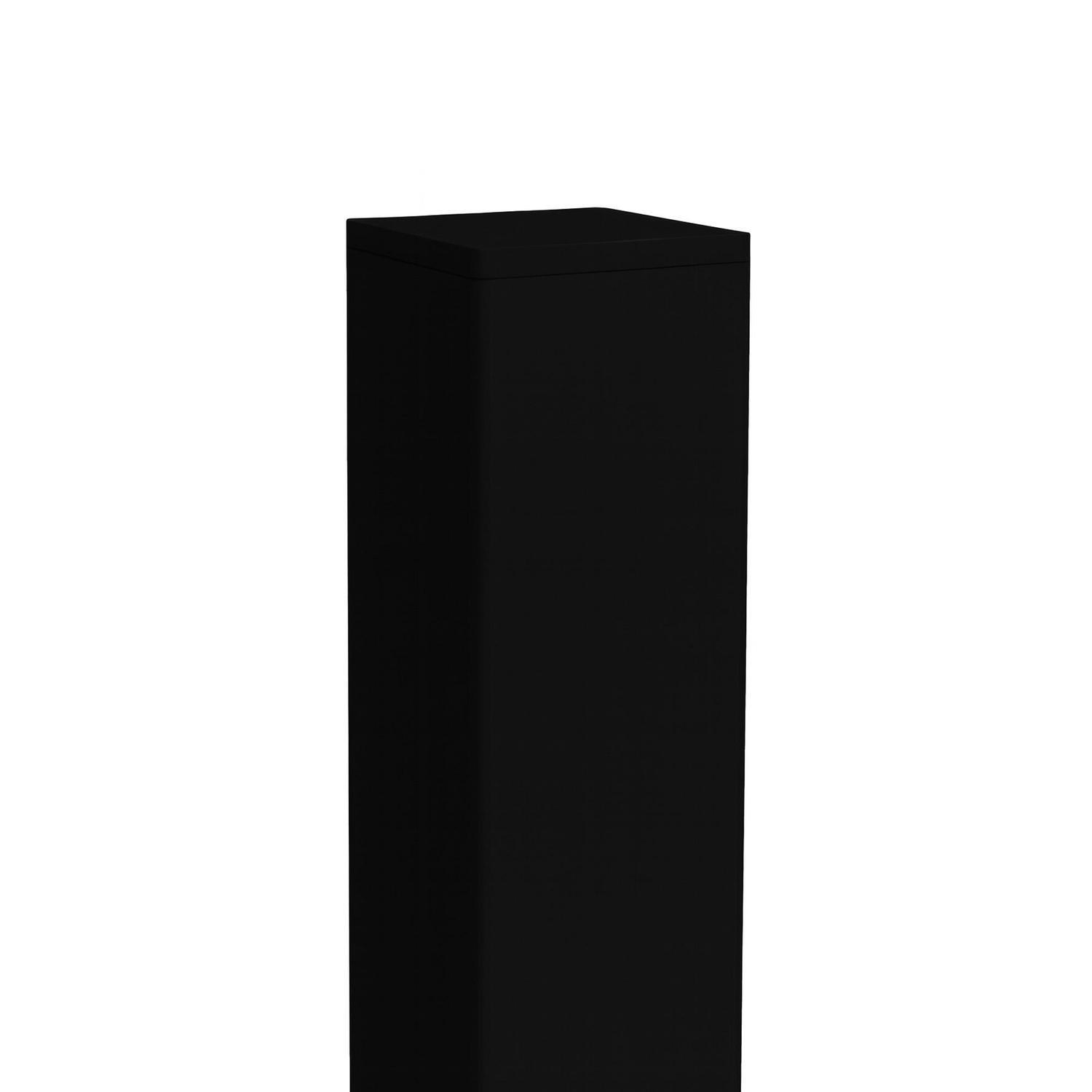 Xpress Fence Elite Fence Plain Aluminium Heavy Duty Post  2400 x 65 x 65mm Satin Black