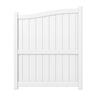 Valla Series Curve Driveway Gate H:1800mm x W:1500mm White