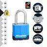 Weather Tough Excell Covered Laminated Steel Padlock With Boron Carbide Shackle