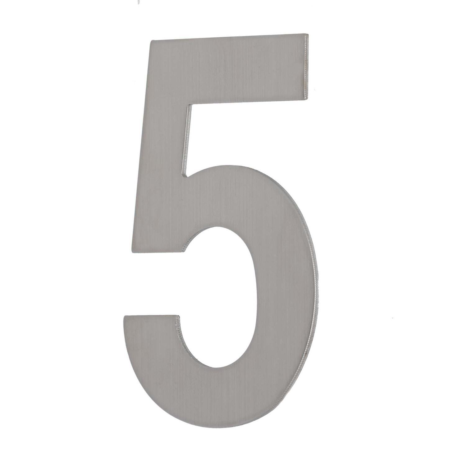 House Number FIVE '5' Concealed Fix