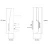 Lock® Deadbolt Keyed  Matt Black
