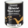 Wood Primer Solventborne General Purpose 500ml White