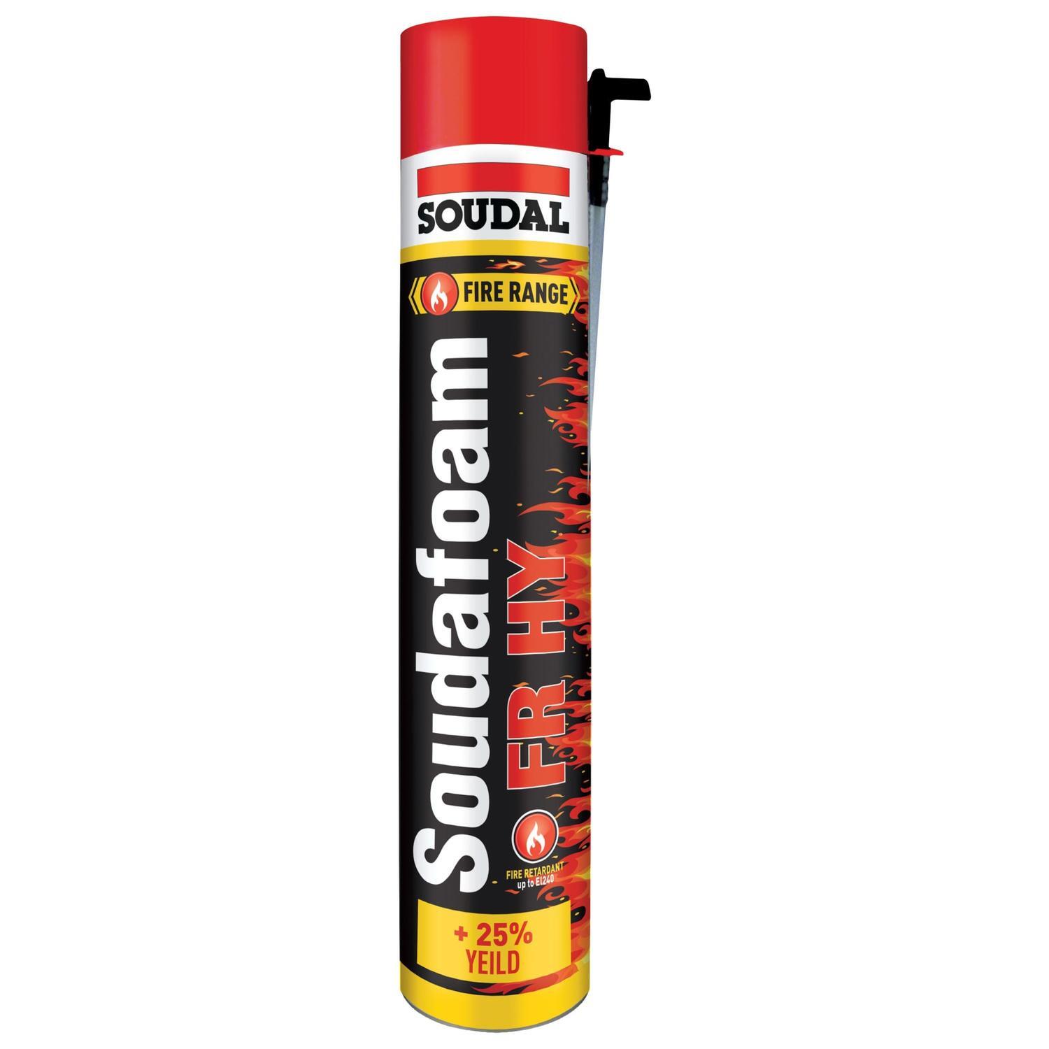 Fire Rated Expanding Foam Aerosol 750ml Light Red