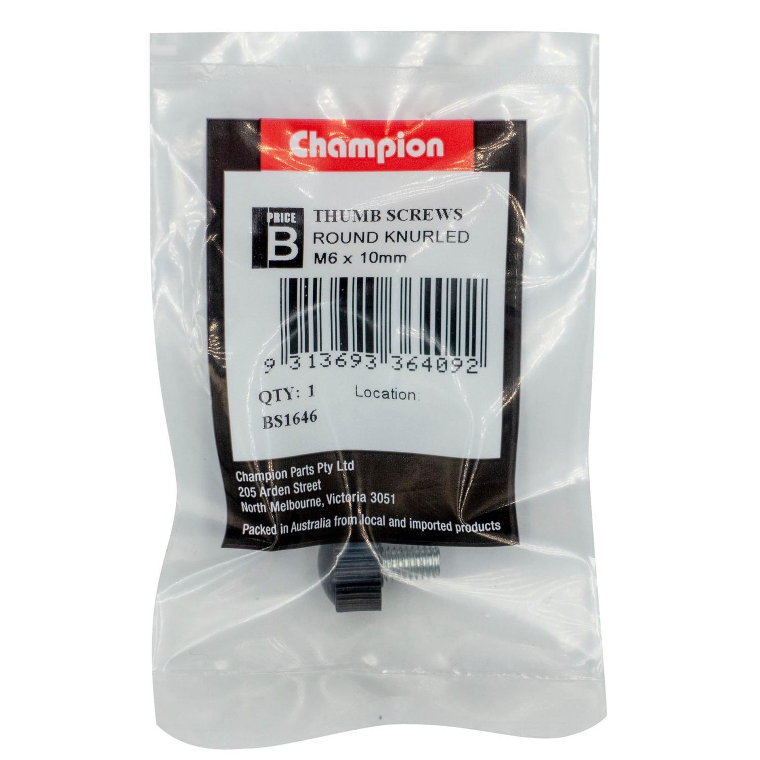 Male Thumb Screw