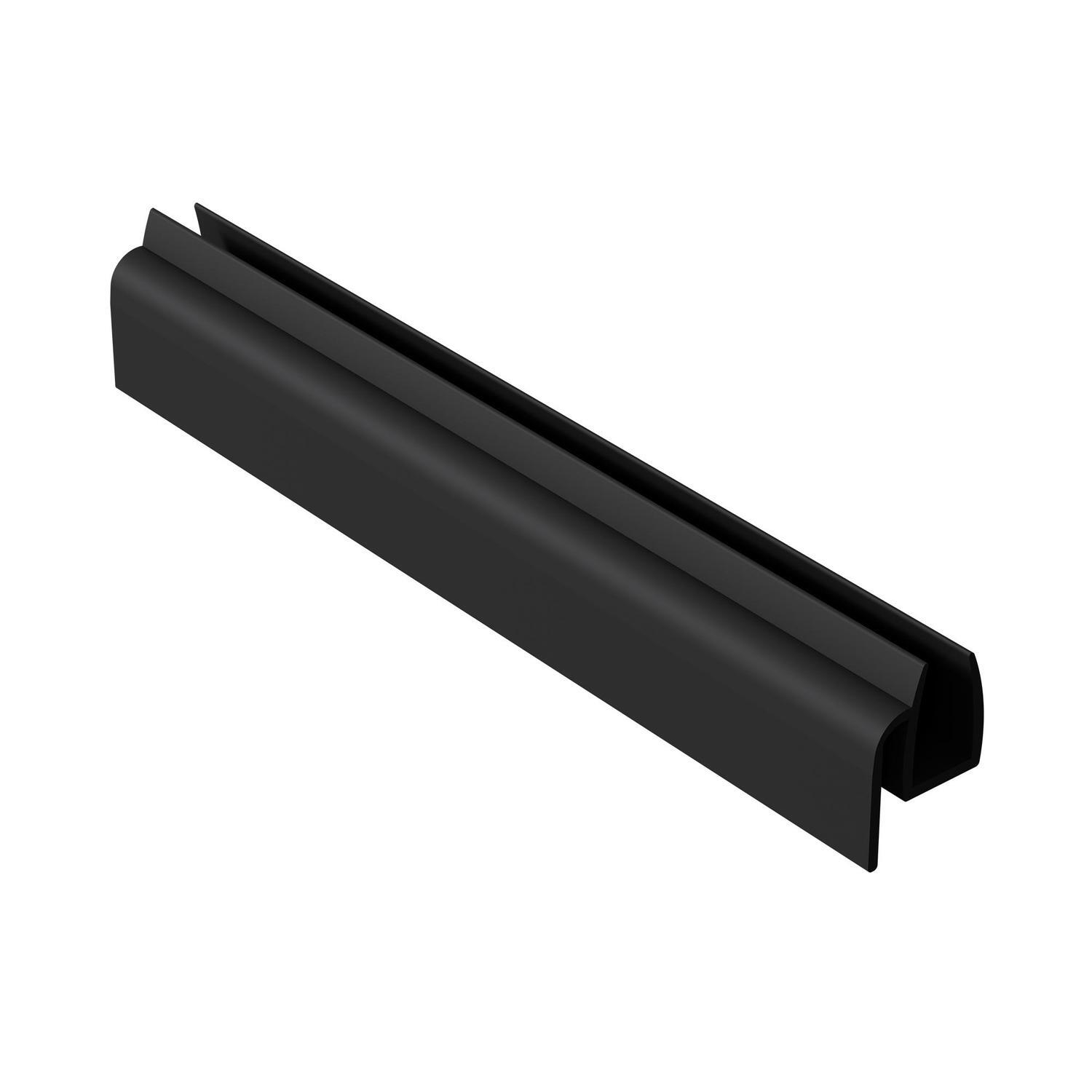 Bottom Door Shower Seal 850mm Black