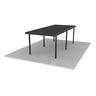 Single Carport L: 7250mm, W:3000mm, H:2100mm Black