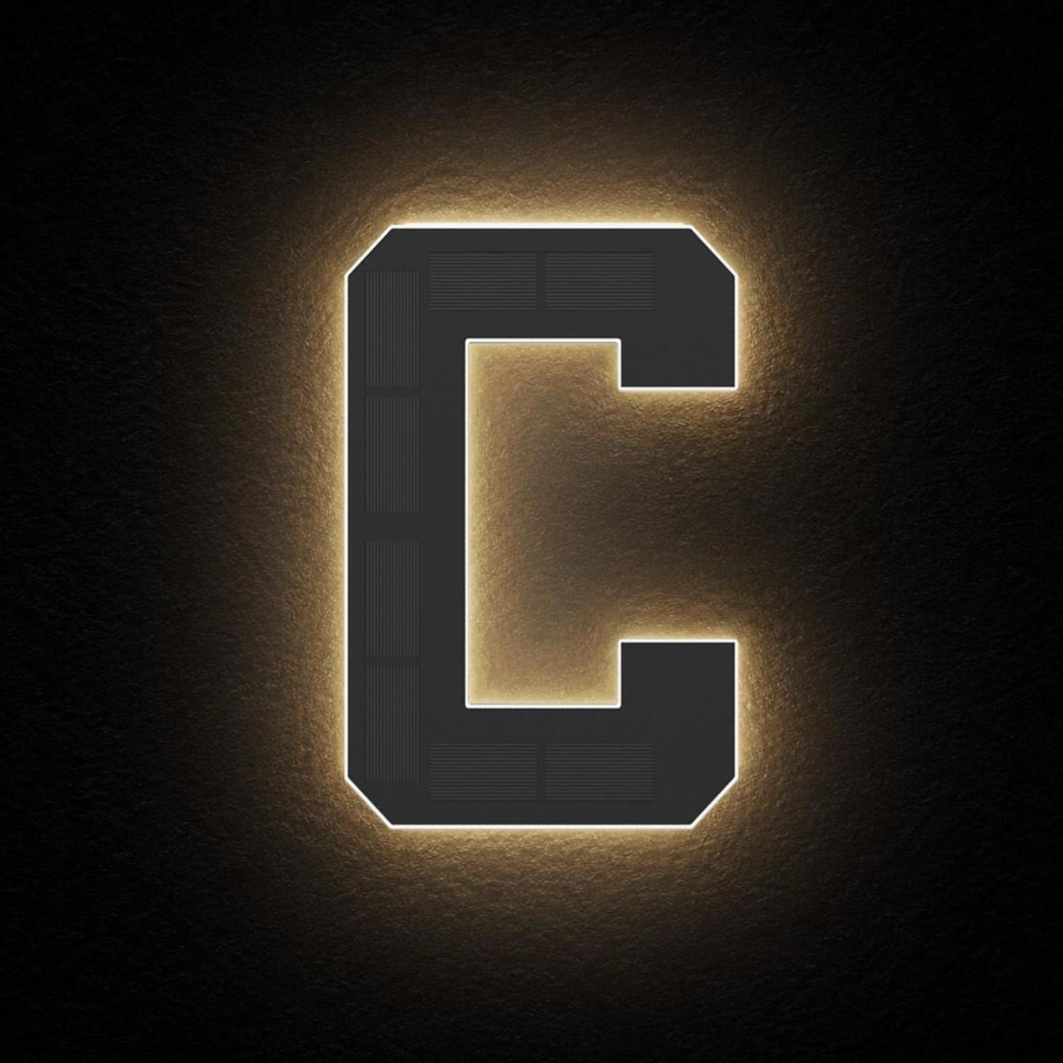 StreetGlo Solar Illuminated Letter - C