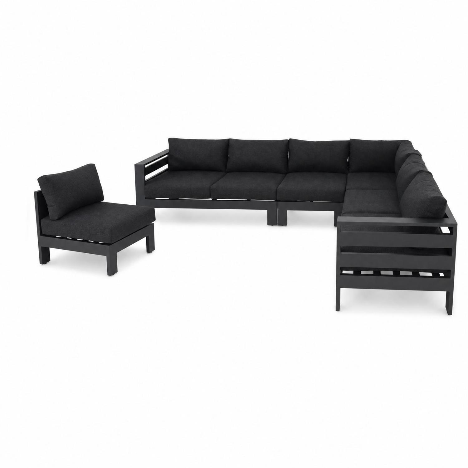 Outdoor Corner Extension Setting 2 Piece