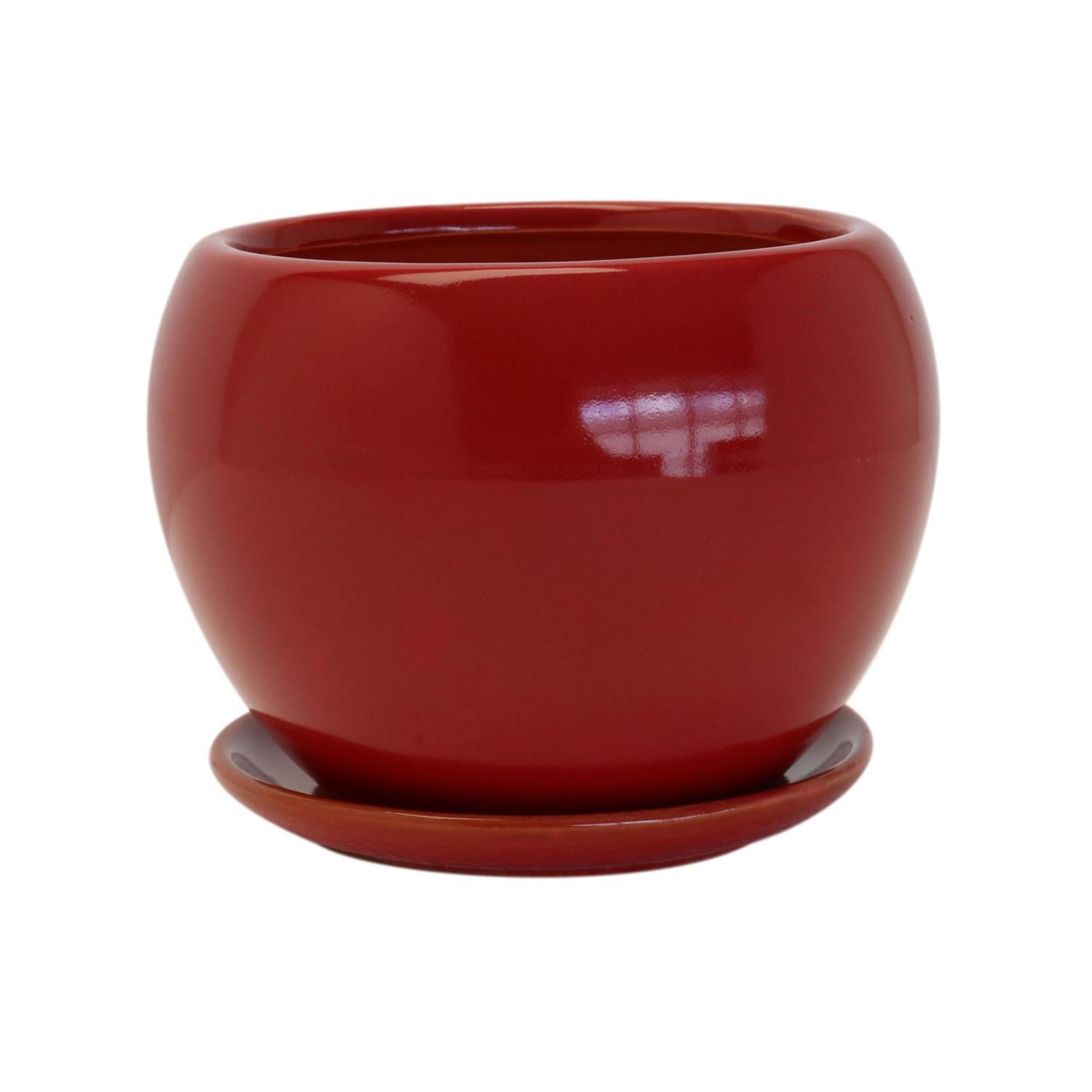 Glazed Indoor Pot