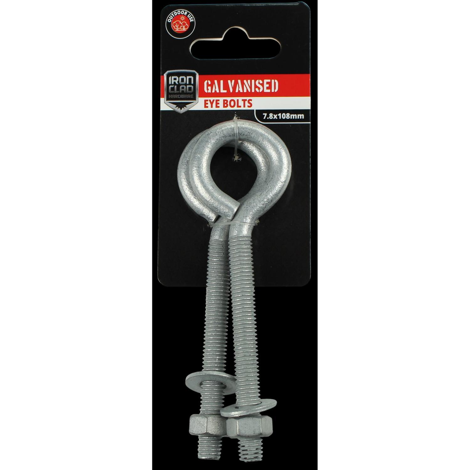 Eye Bolt 7.8x108mm Galvanised