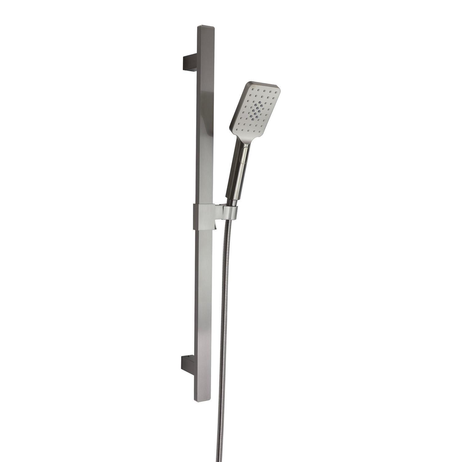 Multifunction Shower Rail  Brushed Nickel