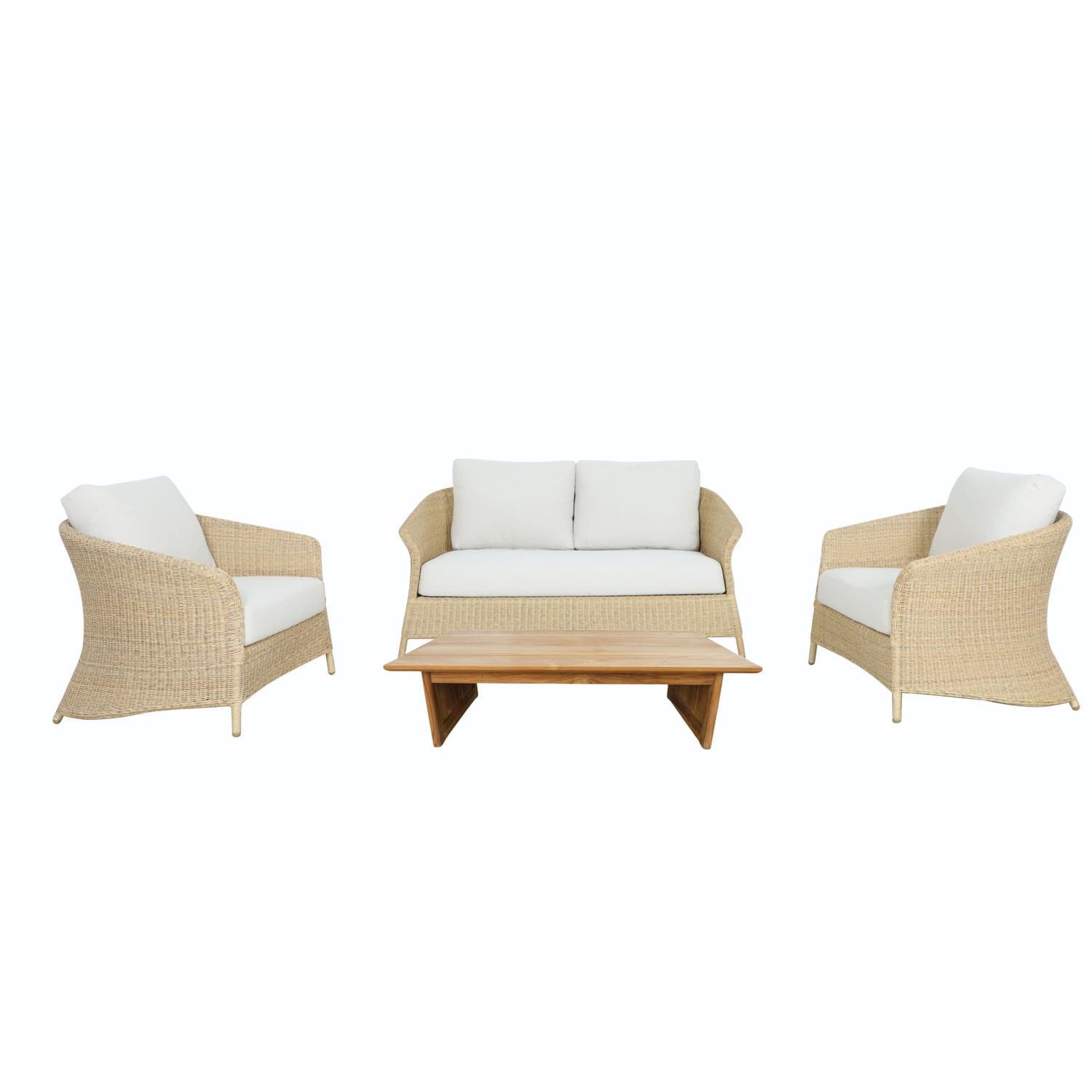 Outdoor 4 Piece Lounge Setting
