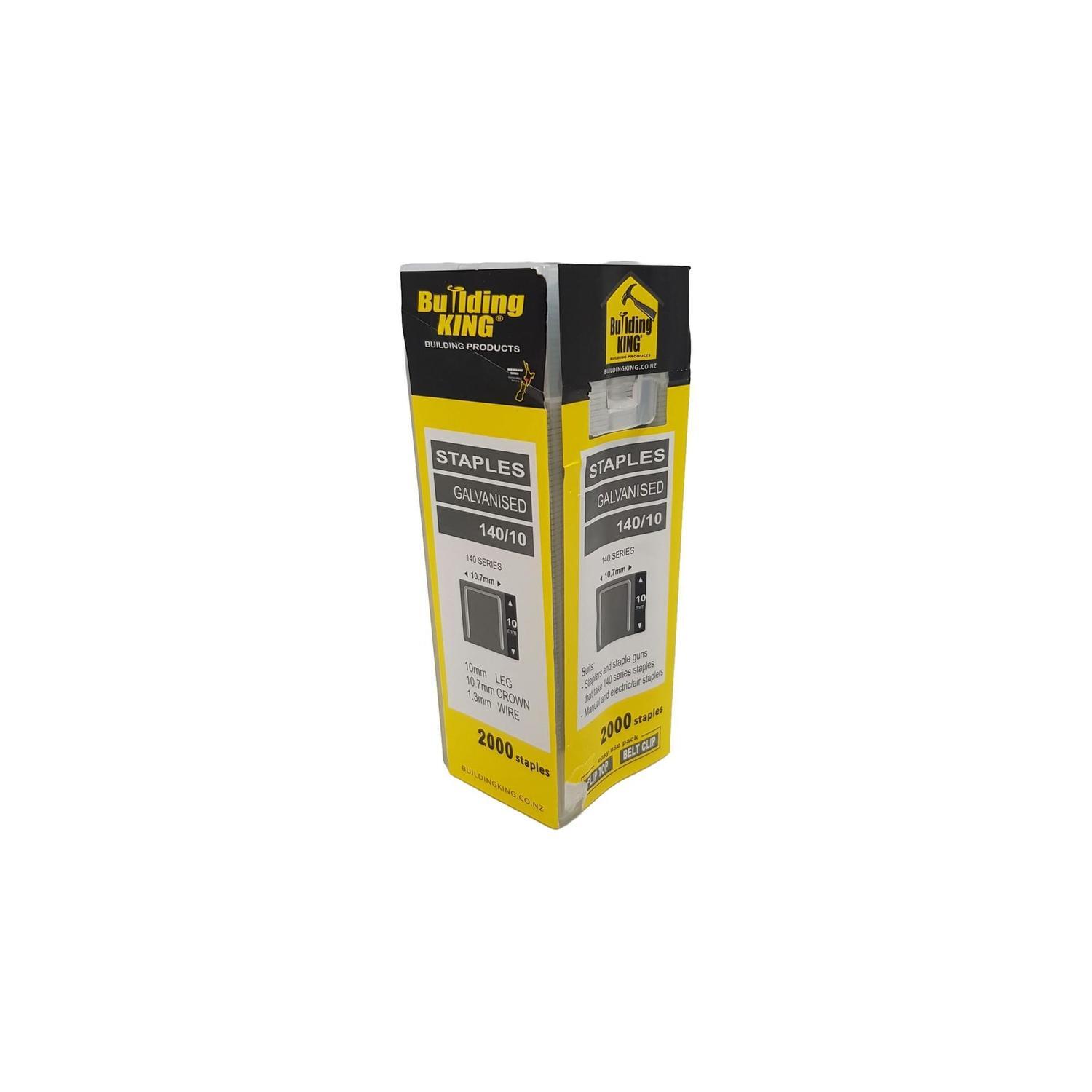 Staple 140/10, Pack 2000 Electro Galvanised
