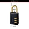 Combination Luggage Padlock