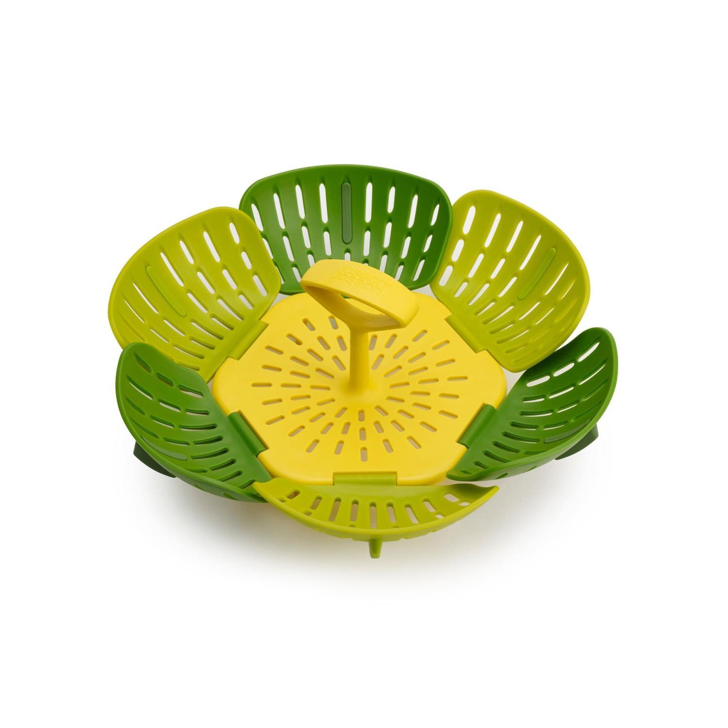 Folding Steamer Basket Green