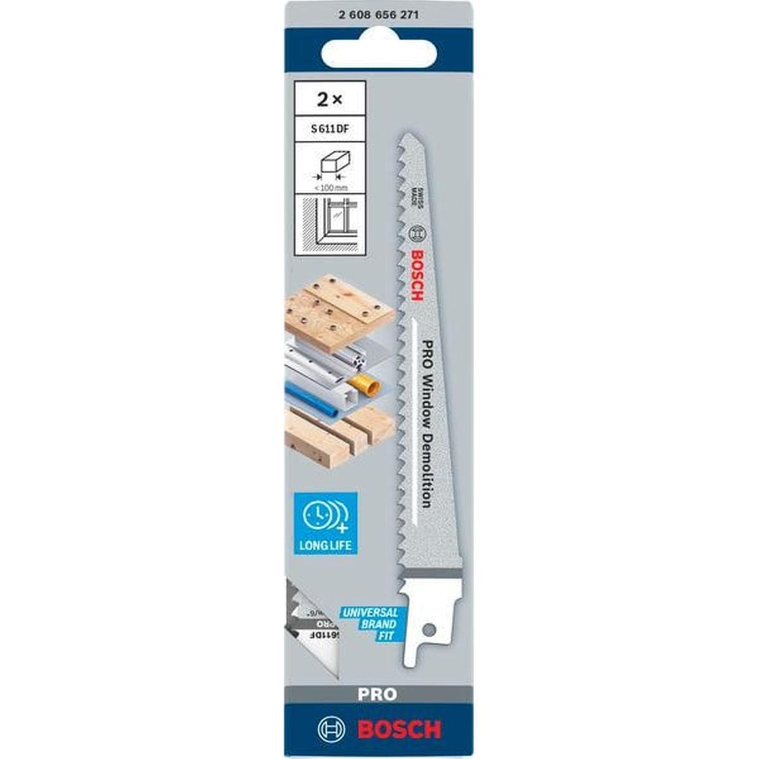Window Demolition S611DF Blade 2PC 1.25 x 19 x 150mm