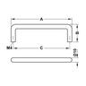 Slim D Cabinet Handles