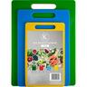 Chopping Board Set H: 340mm, W: 245mm, D: 29mm Green, Red, Blue, Yellow