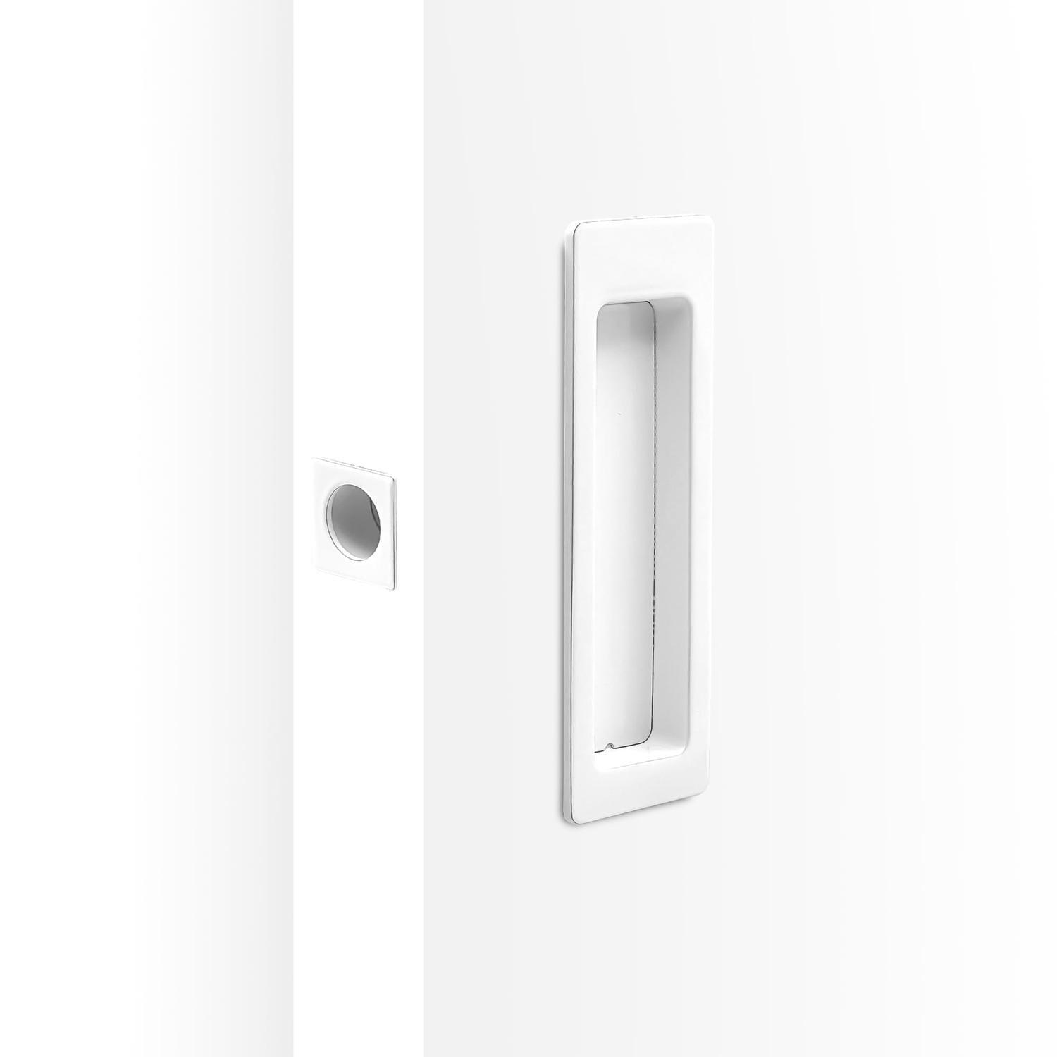 CAIVTY SLIDER PASSAGE KIT RECTANGLE WHITE FINISH