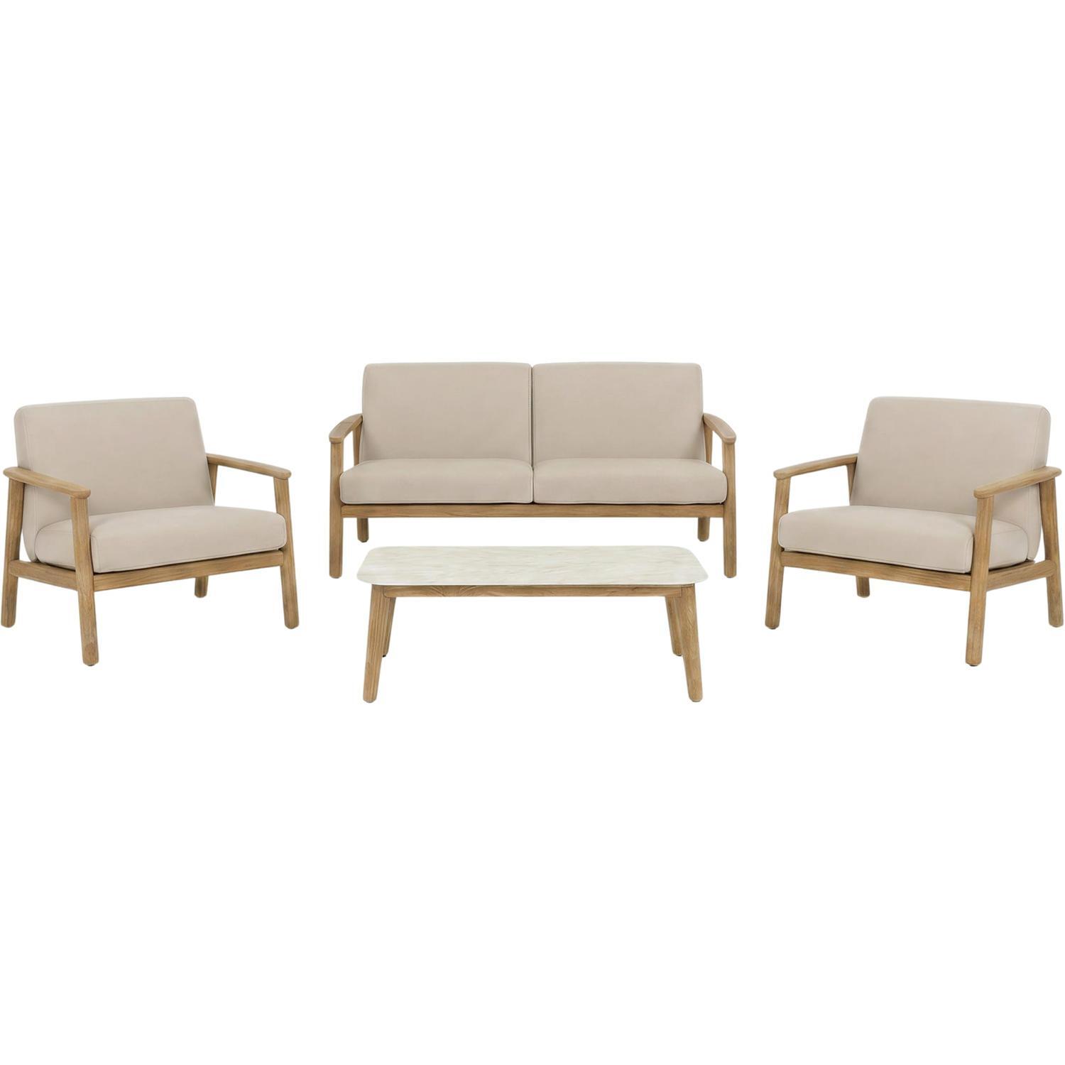 Outdoor Lounge Setting 4 Piece