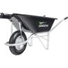 Wheelbarrow 72L Capacity Black