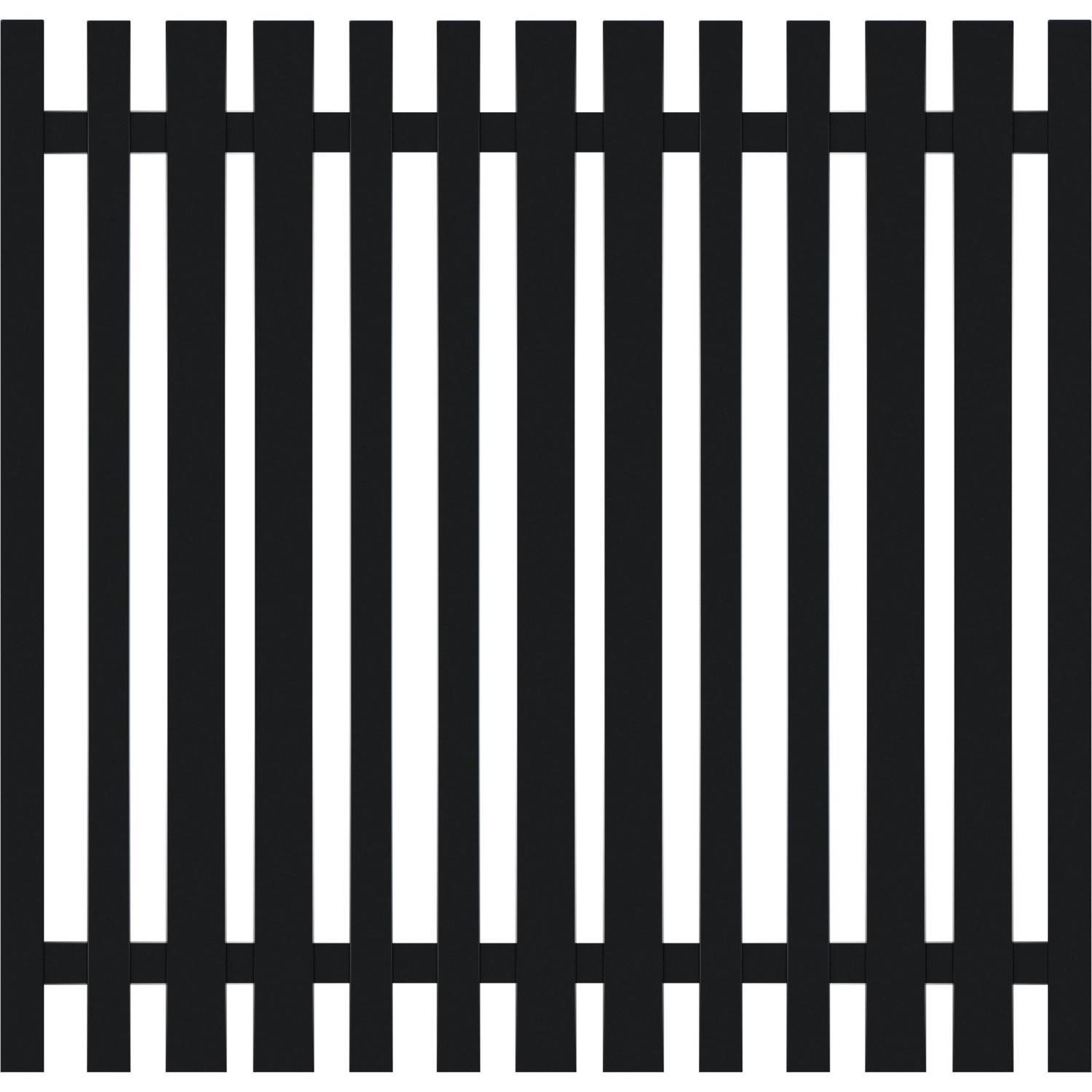 Nova Aluminium Adjustable Gate Kitset H:1200mm W:1250mm Black