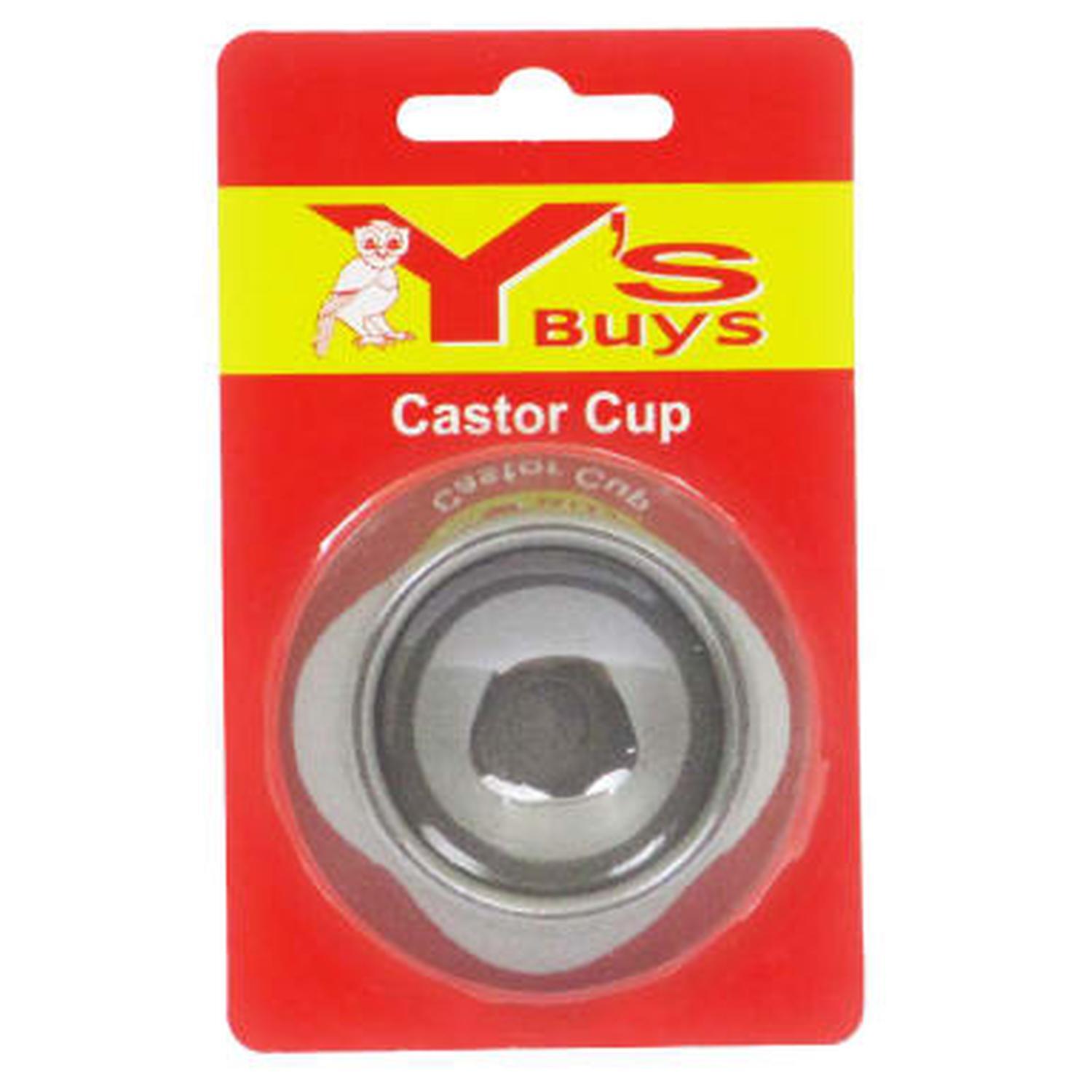 Castor Cup 50mm Grey