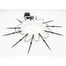12 Mushroom Stake Lights 1.6m Warm White