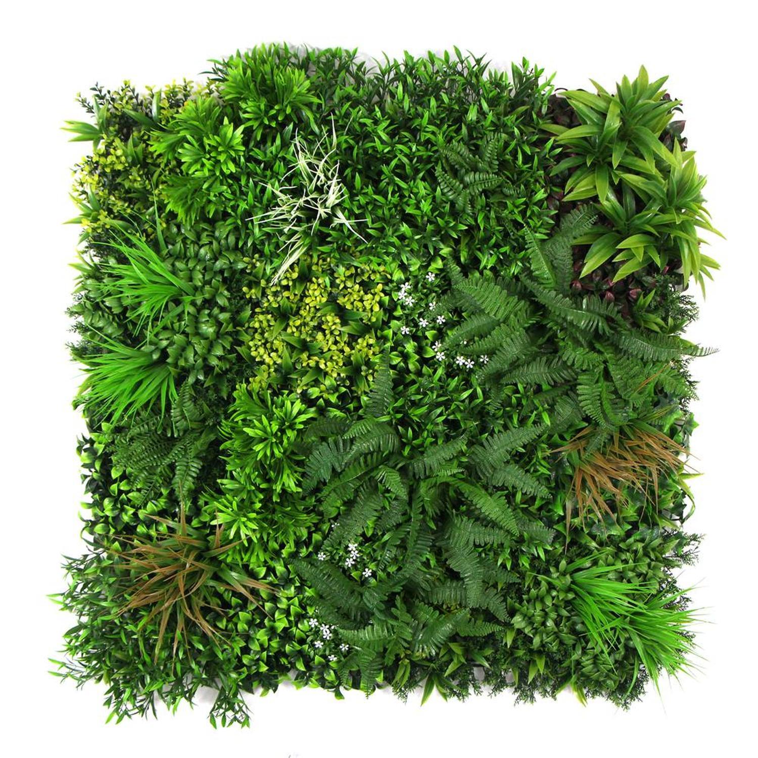 Fern Foliage Mix Artificial Living Wall