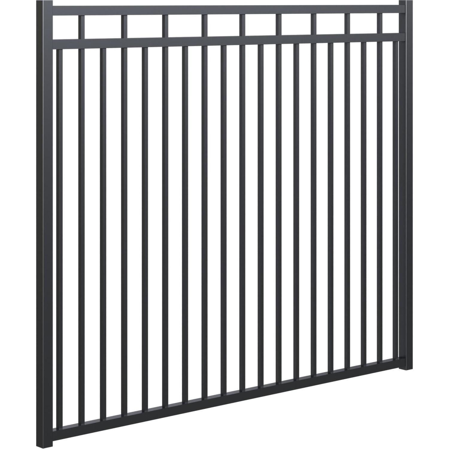 Mansion Adjustable Driveway Gate 1800mm high x up to 2554mm wide, Black