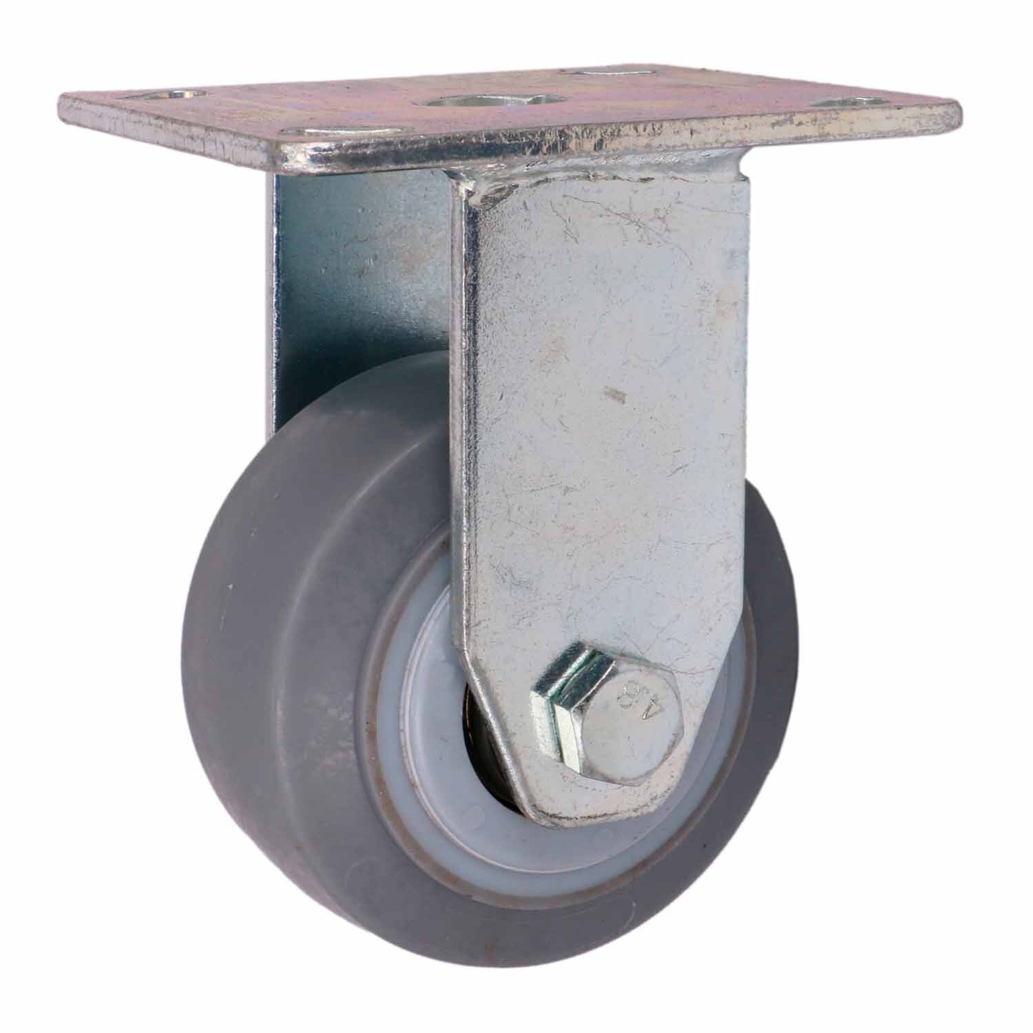 Heavy Duty Rubber Fixed Castor