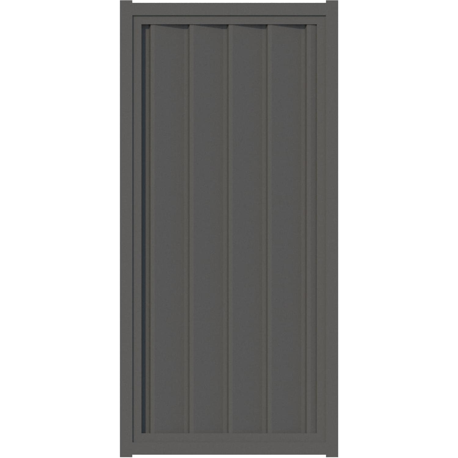 ColourWall Classic Pedestrian Gate H: 1800mm x W: 870mm Slate Grey