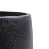 Tulip Round Terrazzo Pot L Black
