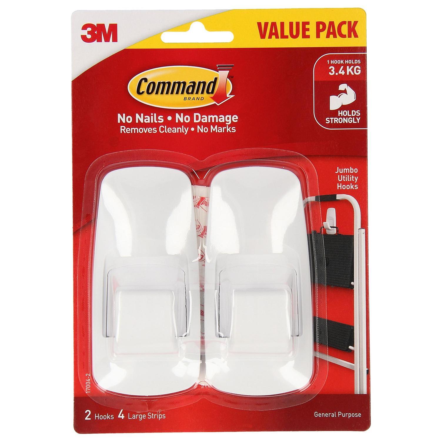 Hook Adhesive Jumbo 2PK