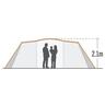 Kea 6 Recreational Tent 6 Person Green and Grey