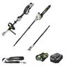 EGO POWER+ 56V Brushless Multi-Tool Power Head with Carbon Fibre Shaft 2pce Attachment Kit. Includes EP7501, PSA1020 Attachments, 2.5Ah Battery, Charger & Shoulder Strap (Compatible with STA1600 Line Trimmer Attachment)