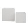 Cube Terrazzo Pot L White