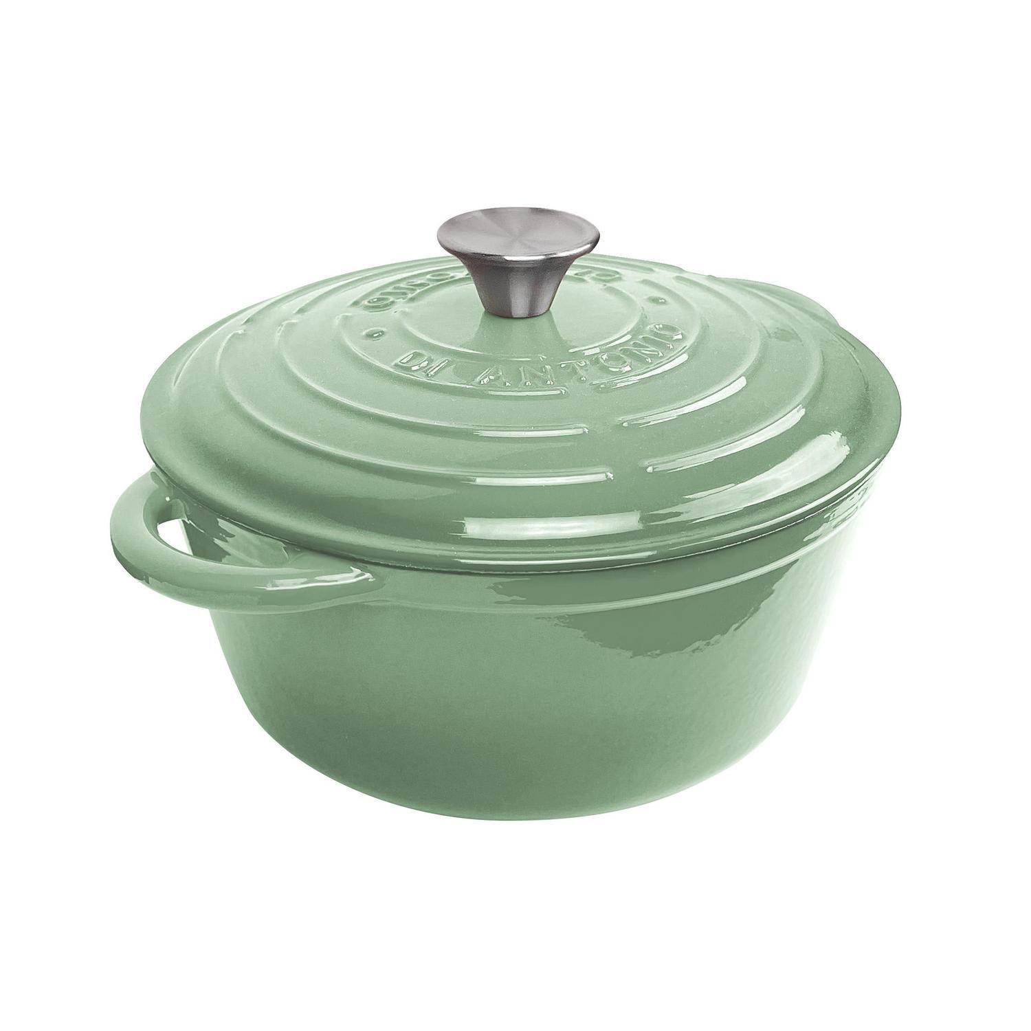 Casserole Dish Cast Iron 260mm Sage Green