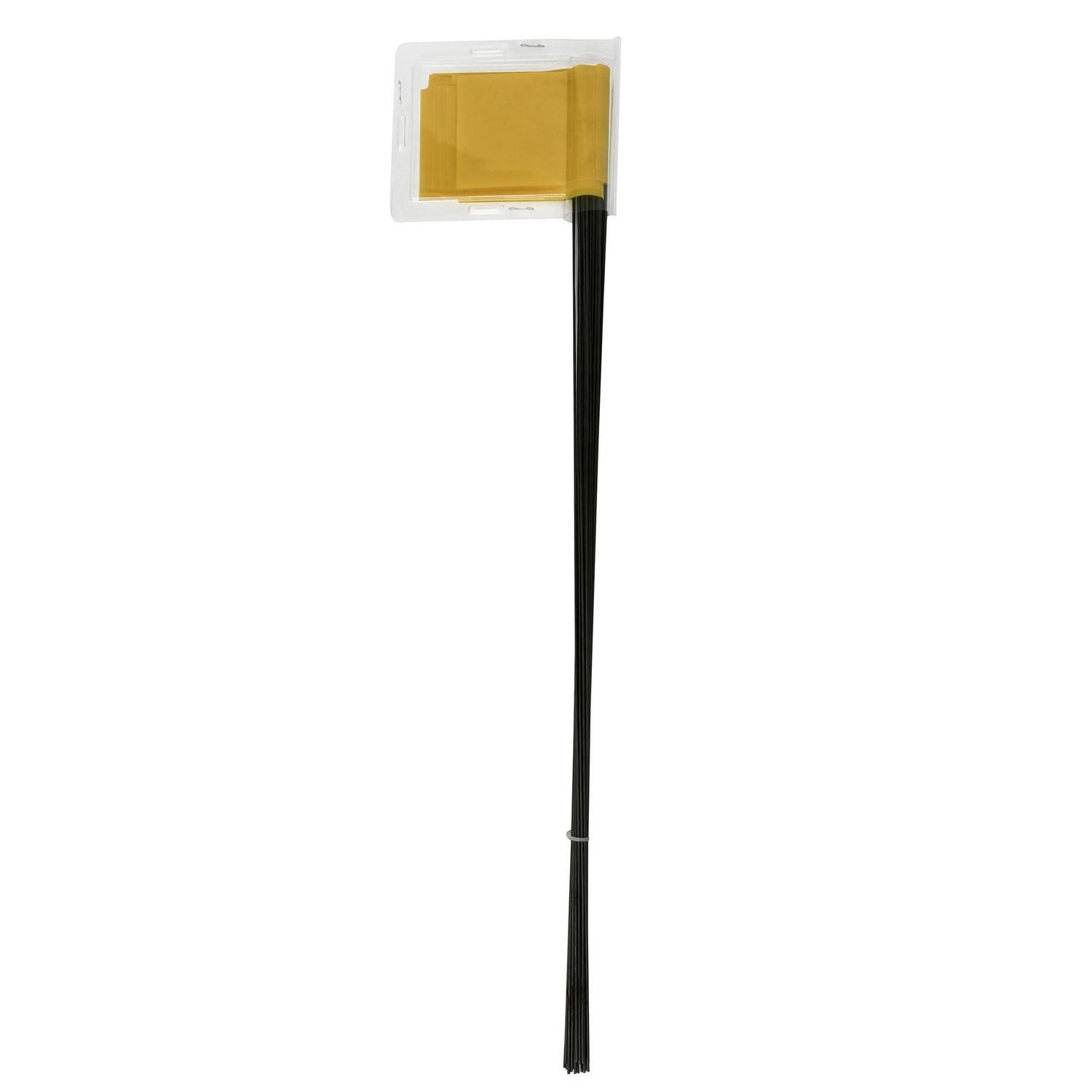 Yellow Marking Flags 25 pack 530mm Yellow