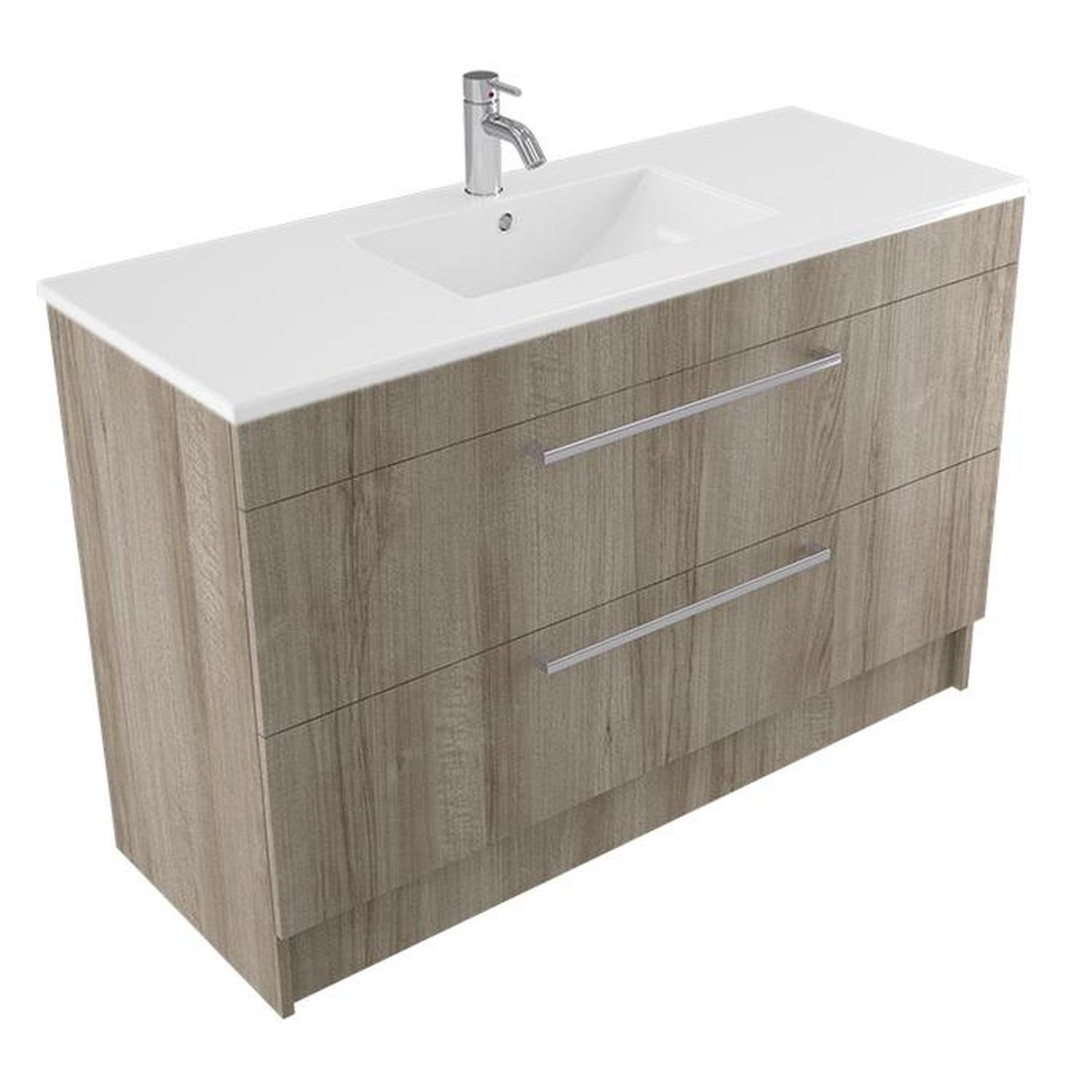 Calais Floor Vanity 1200mm Ashen Walnut