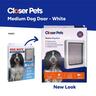 Dog Door Medium White