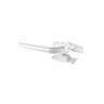 Window Handle Timber Left-Hand Face Fix 107mm White