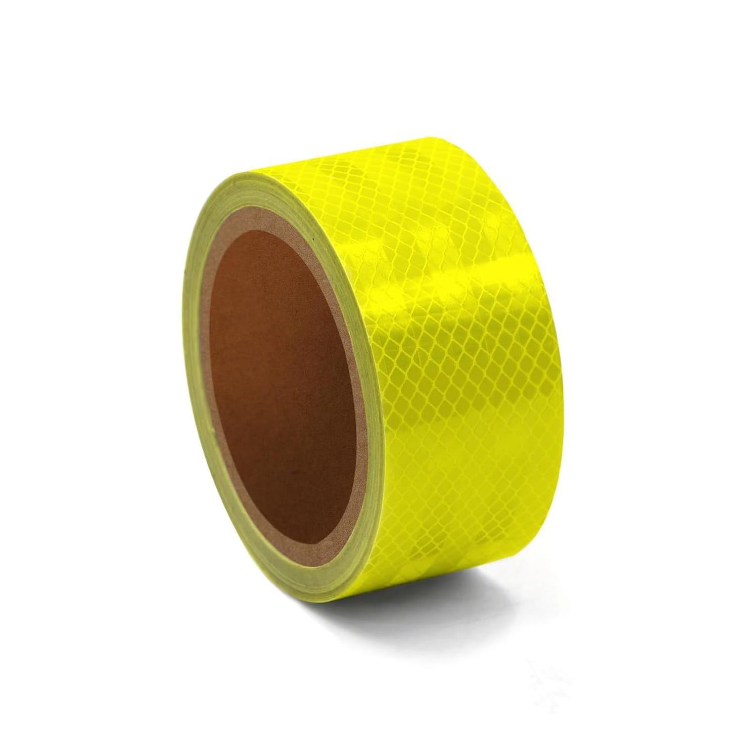 Yellow Reflective Tape Accent 50mm x 9.1m Yellow