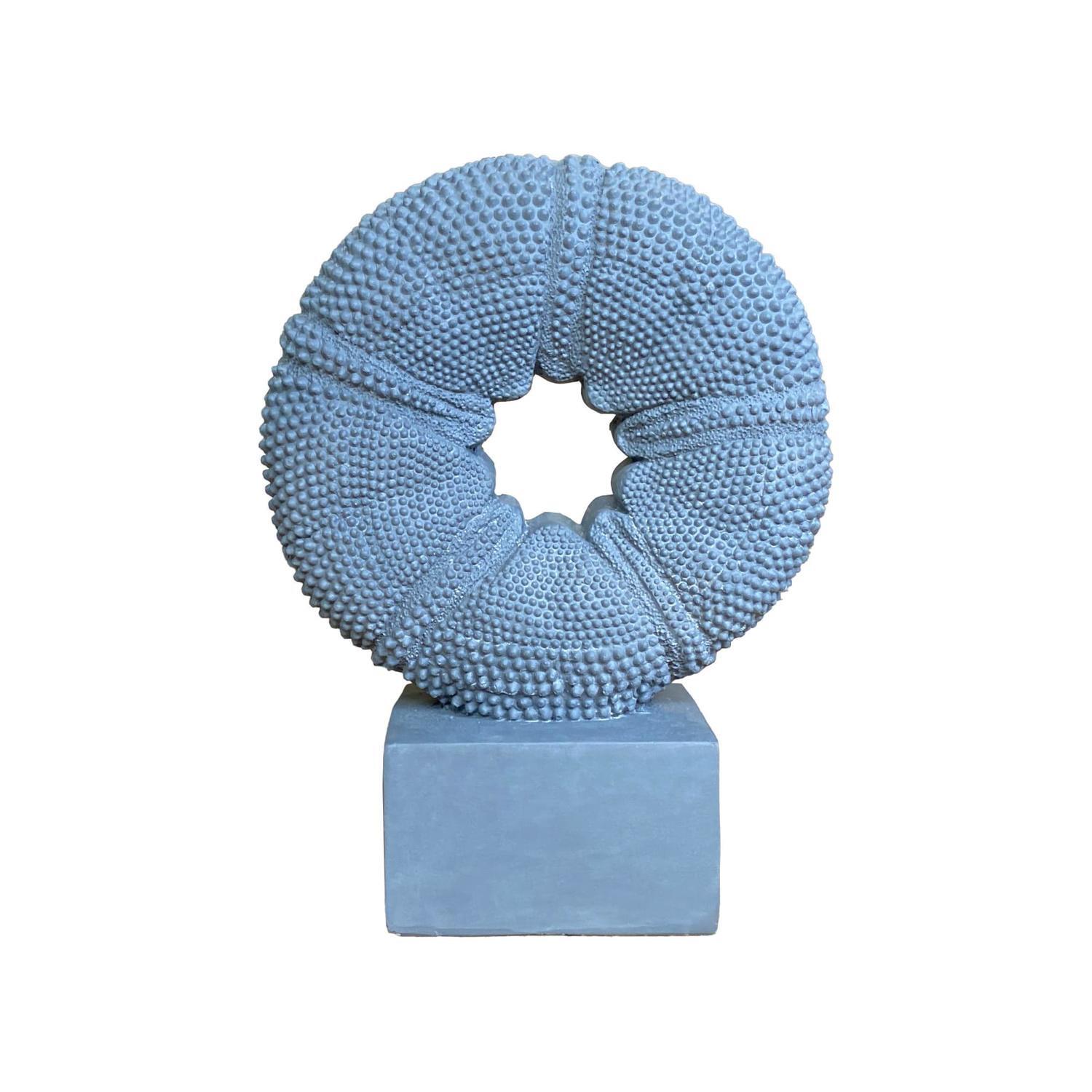 Aquatic Lightweight GRC Sea Urchin Statue Rocaille D: 36cm x W: 15cm x H: 46cm