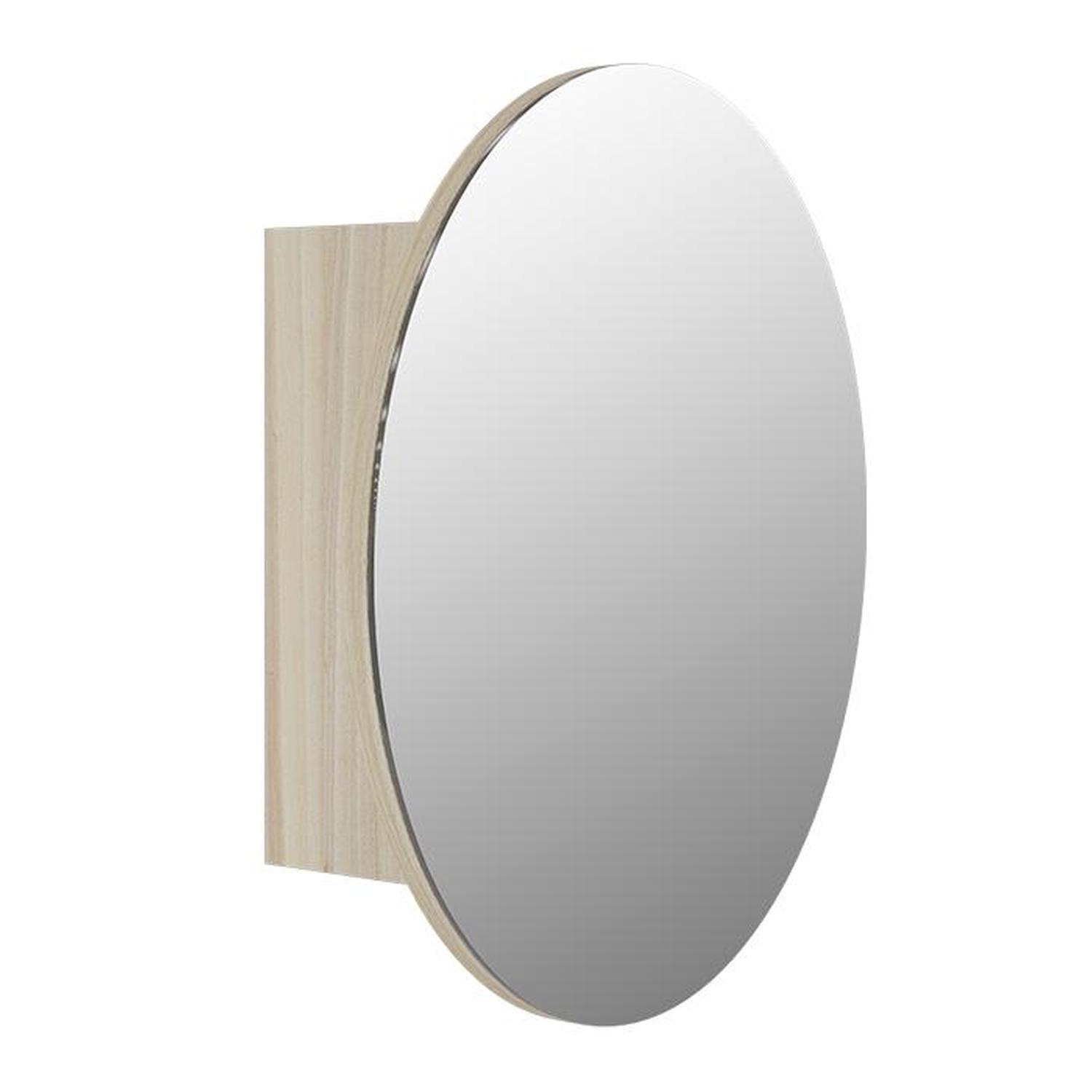 Mirror Cabinet 600mm Seasoned Oak