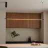 Abe Linear LED Pendant 120cm Black