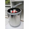 Swing Out Door Mounted Bin 10 Litre Stainless Steel