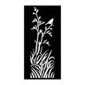 SmartScreen Flax Decorative Screen 900 x 1800mm WPC Black