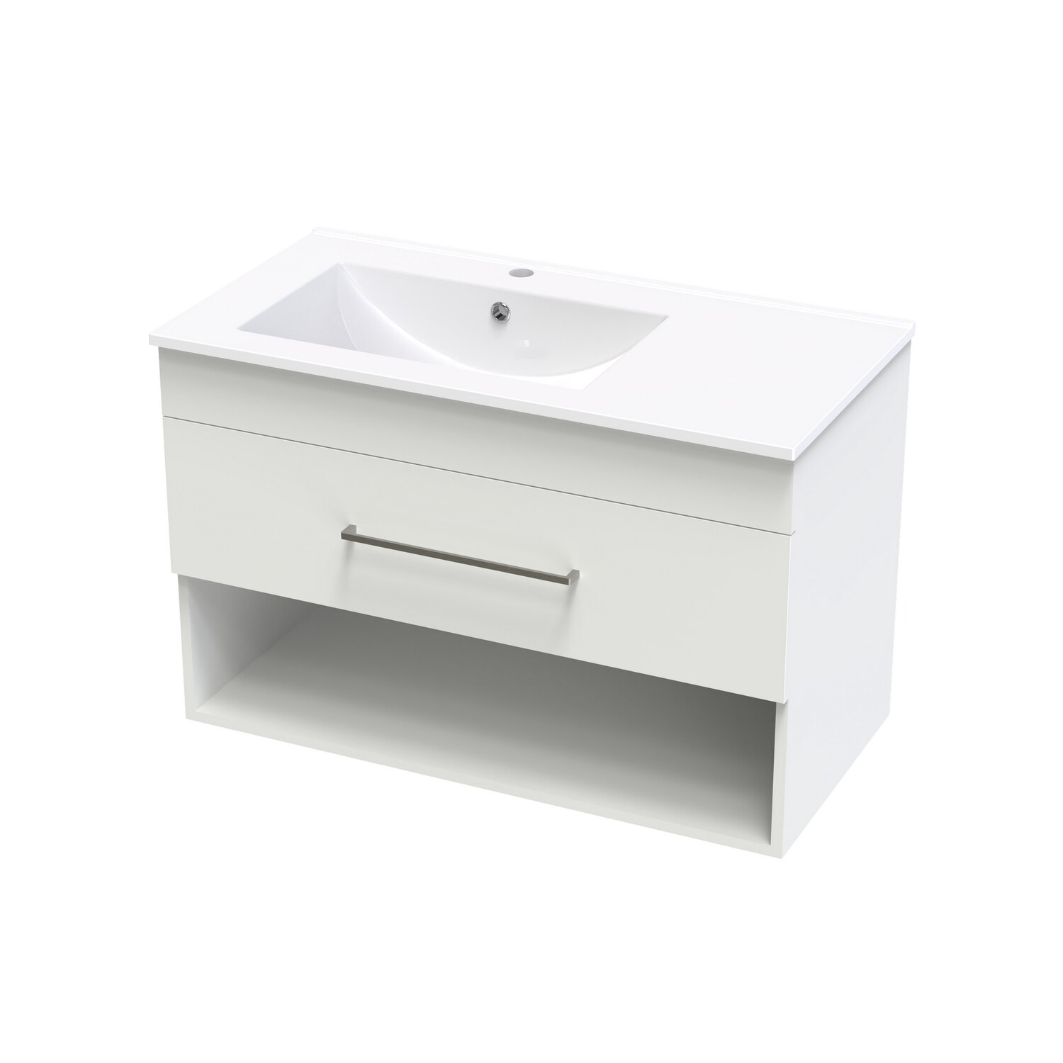 Cashmere Valley 900 Left Hand Bowl Drawer Open Colour